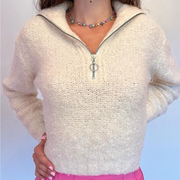 ARITZIA cream SWEATER 🤍 size XXS - Picture 1 of 3